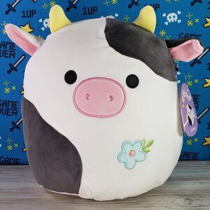 Squishmallow Connor the Cow 11" Collectible Plush NWT